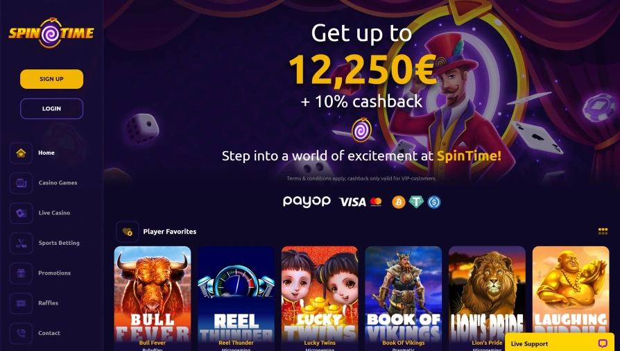 Spintime casino